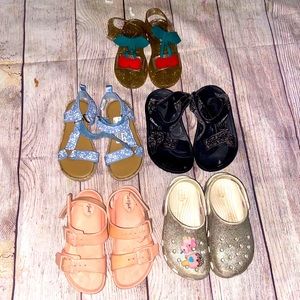 shoe bundle summer sandals 9-10c